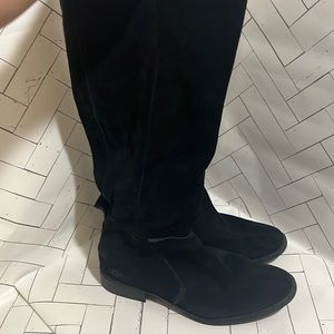 Black suede leather Ugg boots size 9